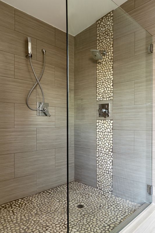 Tile-Accented Shower
